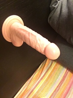 cumcoveredashley:  After so many requests  Here you go!!! I stuffed my dildo all the way up my ass and I love the way it stretches me😍   Guys follow my Instagram!!! Username:  msashleypink