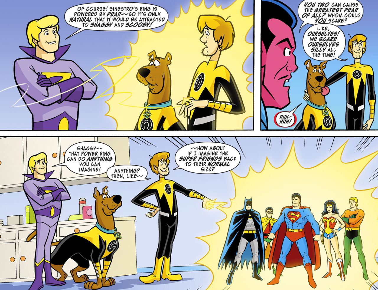 beckw1n:  Scooby-Doo Team-Up #6 The most powerful Yellow Lanterns.