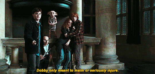 gotta-be-skinny-for-me:  Haha i love Dobby &lt;3