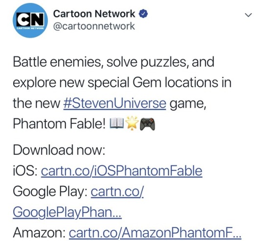 crewniverse-tweets:  A new Steven Universe mobile game is now available.Tweet