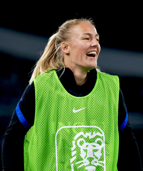 Jill Roord during training at the National Olympic Stadium Dinamo on October 25, 2021 in Minsk, Bela