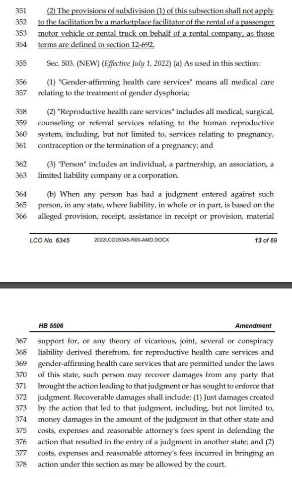 a screenshot of the CT amendment, which is explained and linked above. it won't fit in alt text. 