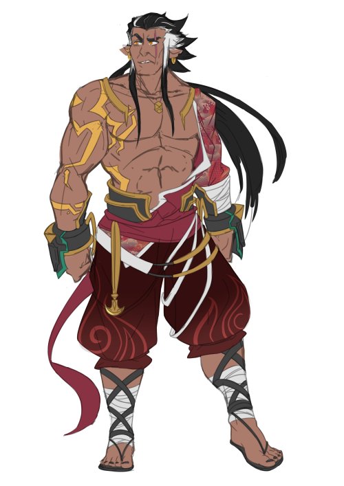  Finally… I THINK this is my last design for this boy, I wanted more red, more…Arabian