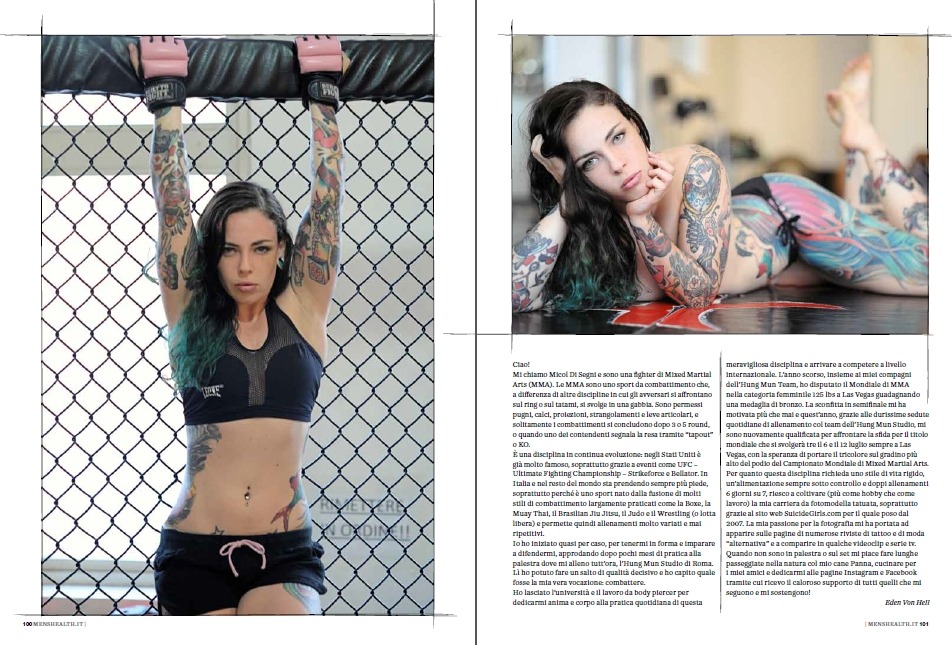 Men’s Health Italy - Luglio 2015 // Eden Von Hell