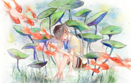 illustratosphere:  万葉歌 by 鬼 