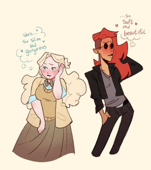 a-cumberbatch-of-cookies:unicornempire:shaddydraws:Ok,BUT- *inhales*: Ineffable wives???YES!OMGOMGOM
