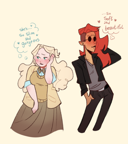 shaddydraws:Ok,BUT- *inhales*: Ineffable wives???