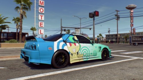 shinodage: I spent way too much time making this game is NFS Payback, you can download this decal from the community library thing  time well spent