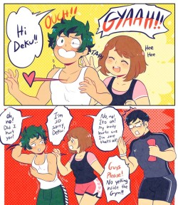 blueandgreennerds: Iida has better endurance that’s why he isnt sore~ (๑ゝڡ◕๑) (Uncensored version available in my twitter@redcladking​)  