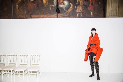 black-is-no-colour:  Maison Margiela Artisanal by John Galliano, Fall 2016 show, Sarah Abney backsta