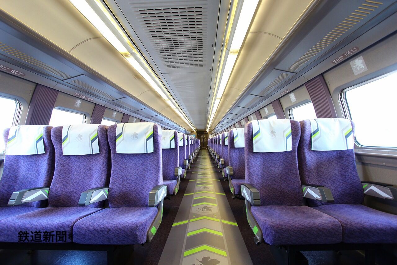theverge:  Take a look inside Japan’s Neon Genesis Evangelion bullet train    
