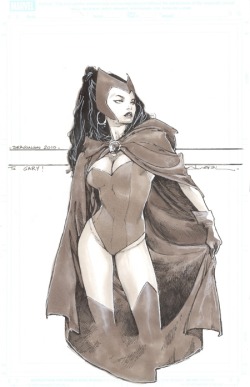 scarletofspiders:  l  Scarlet Witch Sketch