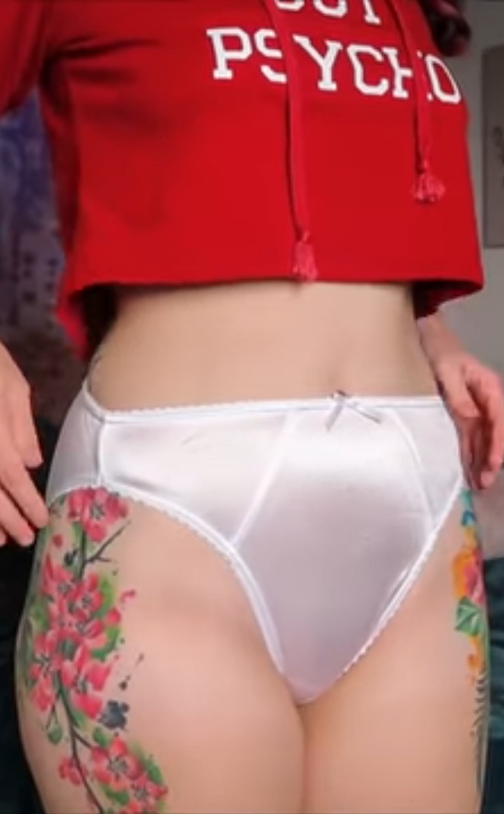 full back satin panties