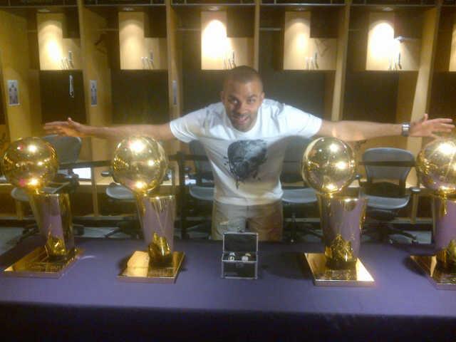 the french prince showing off the hardware