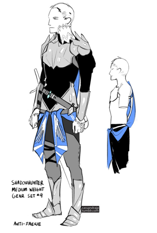 cassandrajp: Collected Concept art for Shadowhunter Gear. detailed thoughts on each design linked be