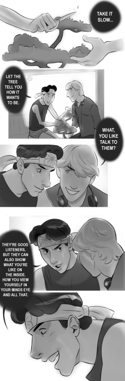 Karate Kid 2 AU part 3! I am obsessively making these, I can’t stop! I know that a lot of people hav