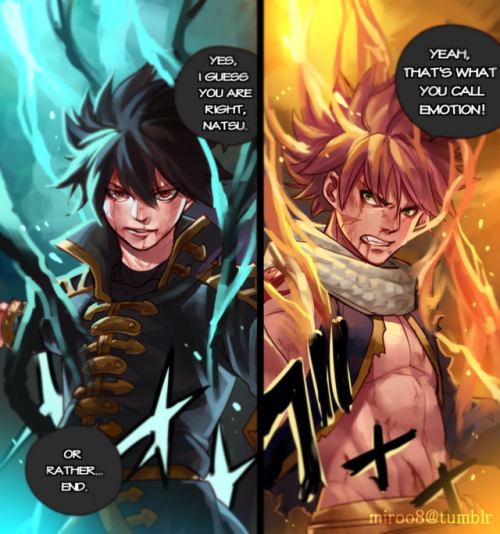 blanania:did a sketchy mangacap redraw of the Dragneel bros: Keep reading