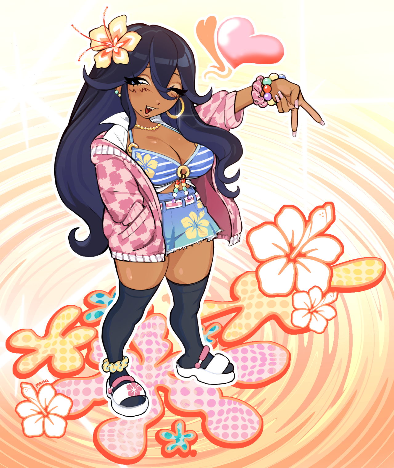 danganronpasuddendeath:
“2023 year of the unconventional character drop: Moegi Myoga, our sleepy local idol! 🌺
very soon i’ll get to putting the finalized design to the reference sprite style and finalizing her blurb, but i really wanted to share the...