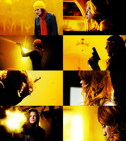 sabrinaspellmann: kate beckett + yellow  → requested by airbefore