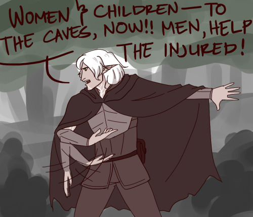 anotheramazedperson:Situation: Solas tears down the Veil, elves across Thedas slowly gain their ma