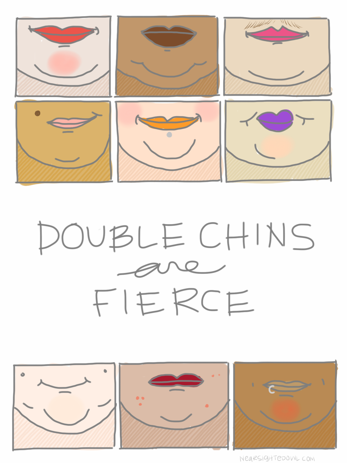 ok2befat:  badhairdayscarves:Happy being fat!  Very happy. &lt;3 
