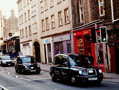 The colourful and exciting streets of Edinburgh