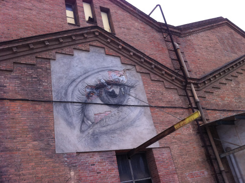 Jorge Rodríguez-Gerada (Cuban American, b. 1966, Santa Clara, Cuba) - Mural in Barcelona, Spa