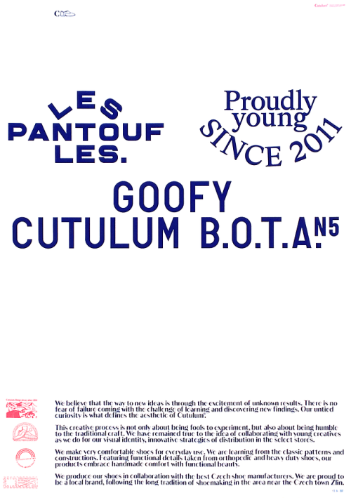 Cutulum Goofy, les pantoufles silkscreen poster