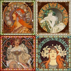 khaledaboualfa:  Alphonse Mucha  The master of Art Nouveau. Incredible inspiration to me and countless artists around the world.