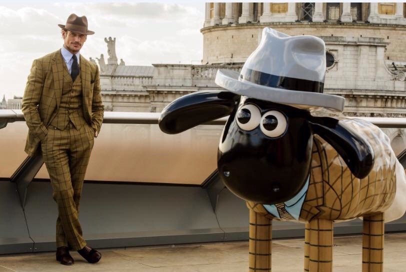 officialdavidgandy: David Gandy supports @Shaun_inthecity (Shaun in the City) with