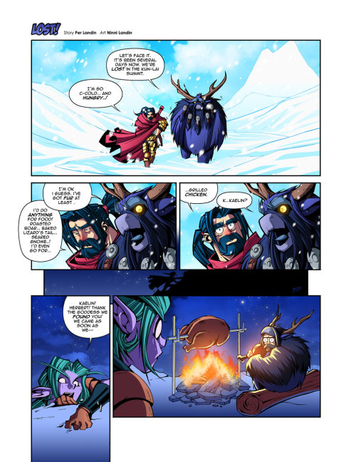 hclark70:  WoW Comic - Lost! by ~Lukali 