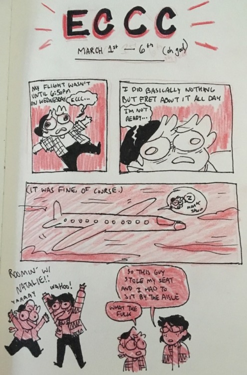just realized i never posted my eccc comics!! i’ve never done a 4 day show before and man are 