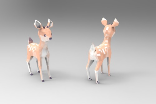 owlapin:I’ve been super into cute lowpoly things lately so i learned how to use maya and i made a DE