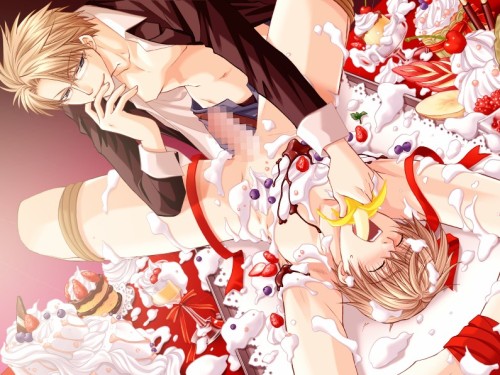 theyaoitreasuretrove:   Katsuya is an incompetent white-collar  worker who is about to get fired. One day, a man suddenly appears in  front of him and gives him a pair of glasses. “If you wear these  glasses, your life will change 180 degrees.” Yes,