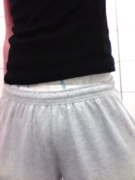 corney512:  Padded in the gym: I completed a dare: A friend of mine told me: “Hey,