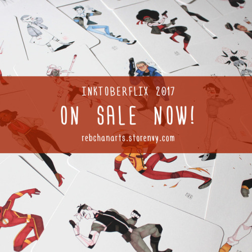 INKTOBER ORIGINALS ARE AVAILABLE NOW! CLICK –> HERE <– Get ‘em while they’re hot~ 