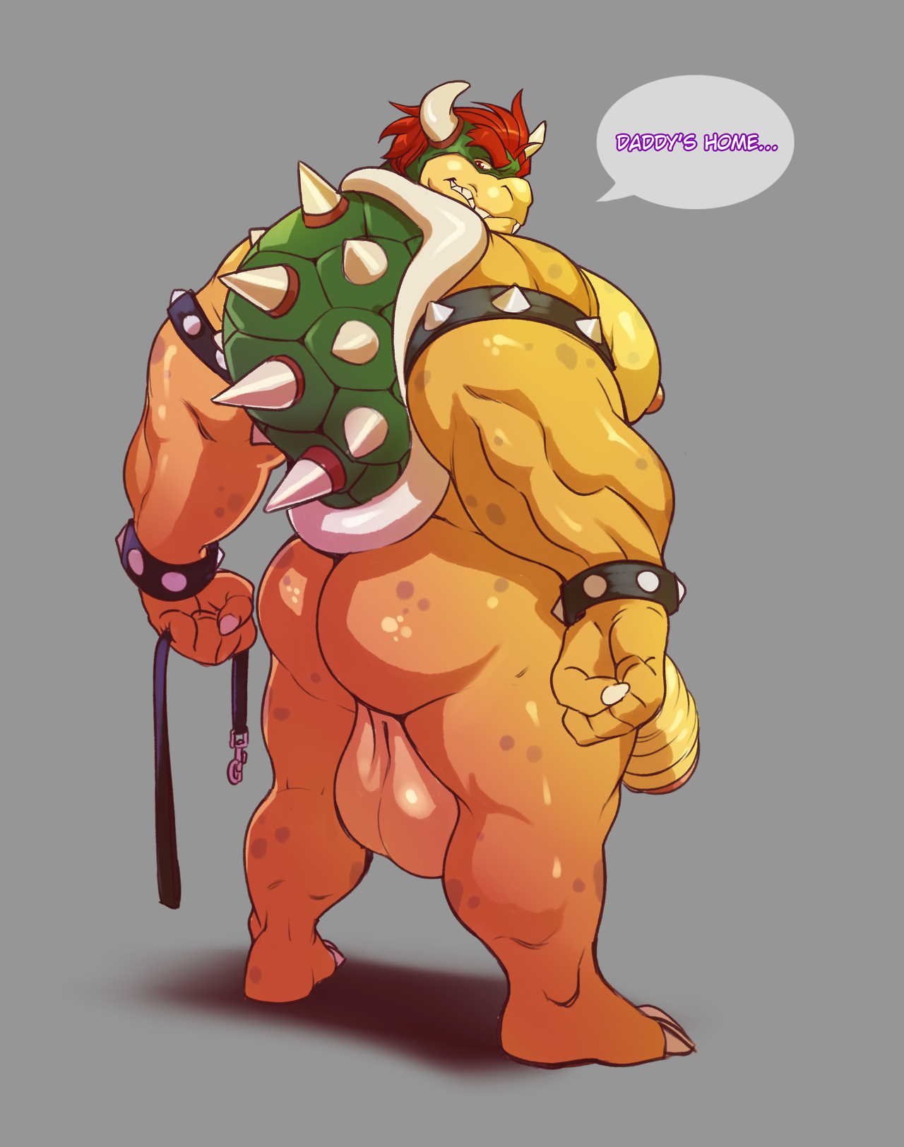 ghosts-go-boo: I’m not even sorry. A very lewd Bowser. I’m not officially furry