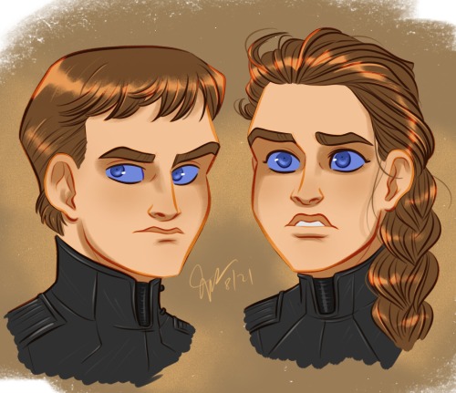 The Royal Twins~I always forget how much of a wild ride Children of Dune is until I start reading ab