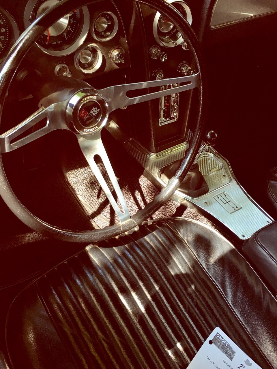 1963to1974:Mmmmmmm, 1963 split-window with a 327 4-speed at a car show a few weeks