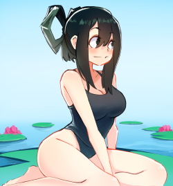 ninsegado91: coolisushi: Tsuyu Cutie❤ 