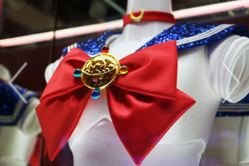 landofanimes: Sailor Moon fuku on display at Shining Moon Tokyo, Sailor Moon’s very own s