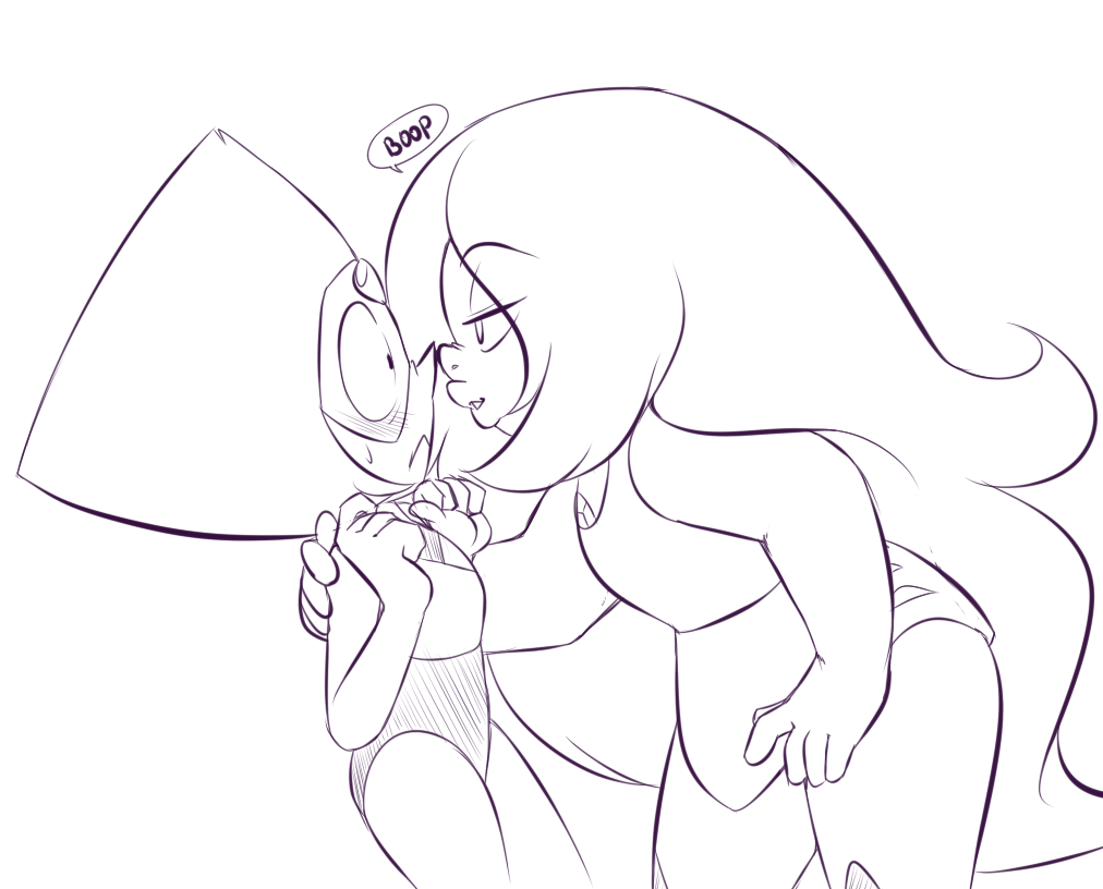 bandlebroblog:Some steven tumblrverse scribbles I did. I know the show’s got a