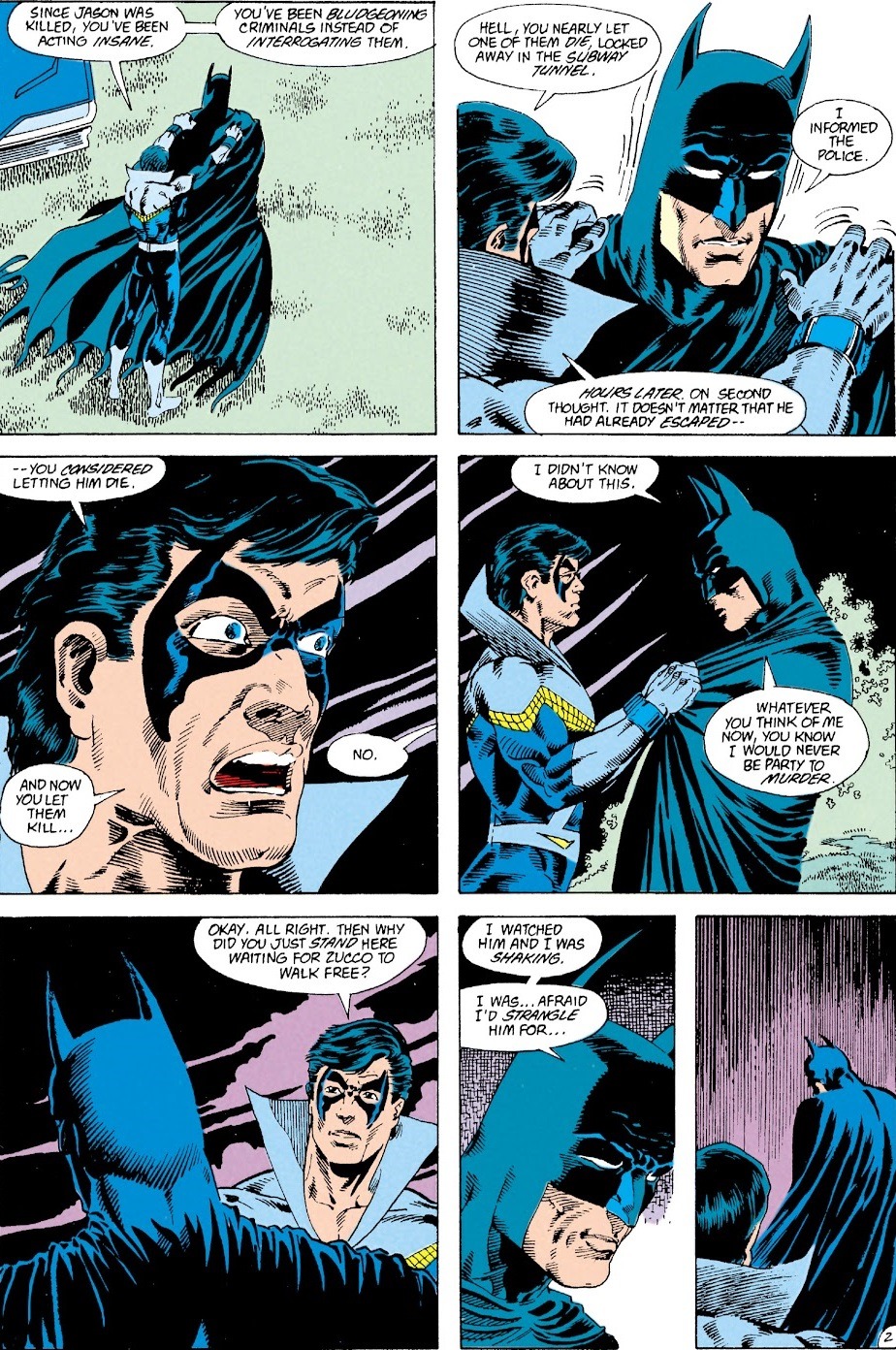 Jason died. And then the opinions came in. | Batman 439 The last issue of  Batman Year Three....