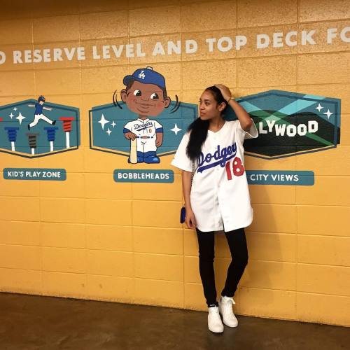 laleali: ⚾️⚾️⚾️ (at Dodger Stadium)