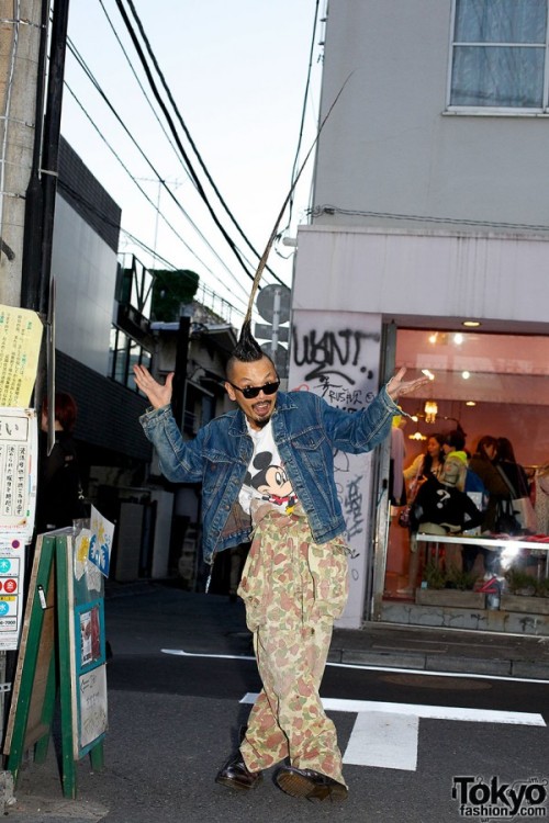 AvantGarde Harajuku Director w/ World’s Tallest Mohawk [x]