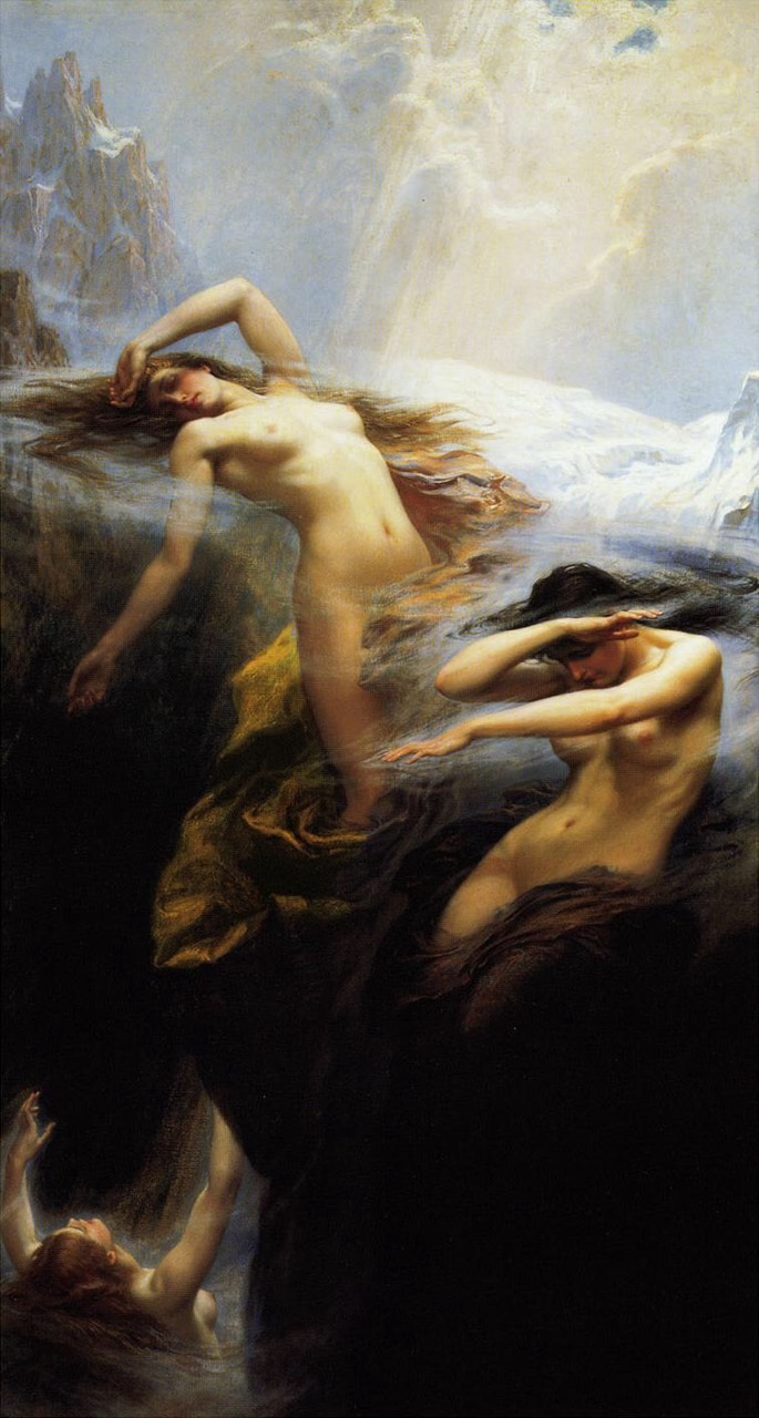 acontradiction:  Herbert James Draper Clyties of the Mist 