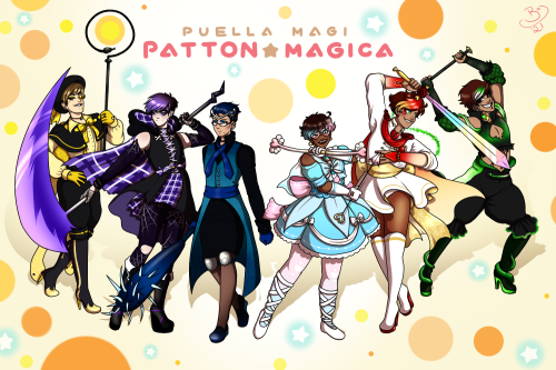 briandthemoon:~ Puella Magi Patton Magica ~–I kept meaning to upload this but I kept forgetting. I s