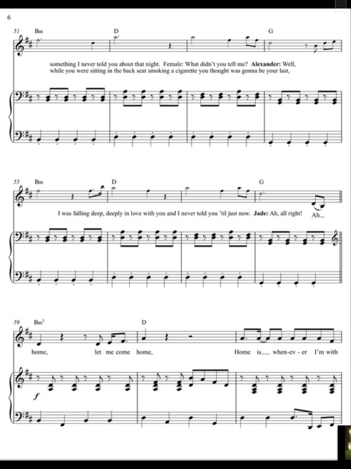 welovepianoforever: Home - Edward Sharpe ft. The Magnetic Zeros (Piano Sheet)