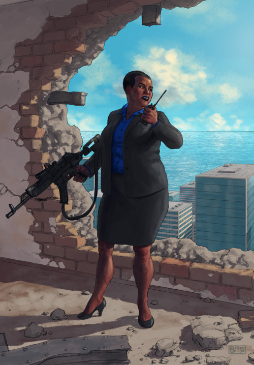 Amanda Waller.Repost from my personal blog. This was done for 2014 #woctoberfest [more info on that]