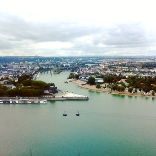 Pretty views is the news #koblenz #travel #travelawesome #fortress #ehrenbreitstein #friends #friend